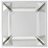 Garden Bowl Planter Silver 40 x 40 x 15 cm Galvanised steel