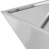 Garden Bowl Planter 5 pcs Silver 40 x 40 x 15 cm