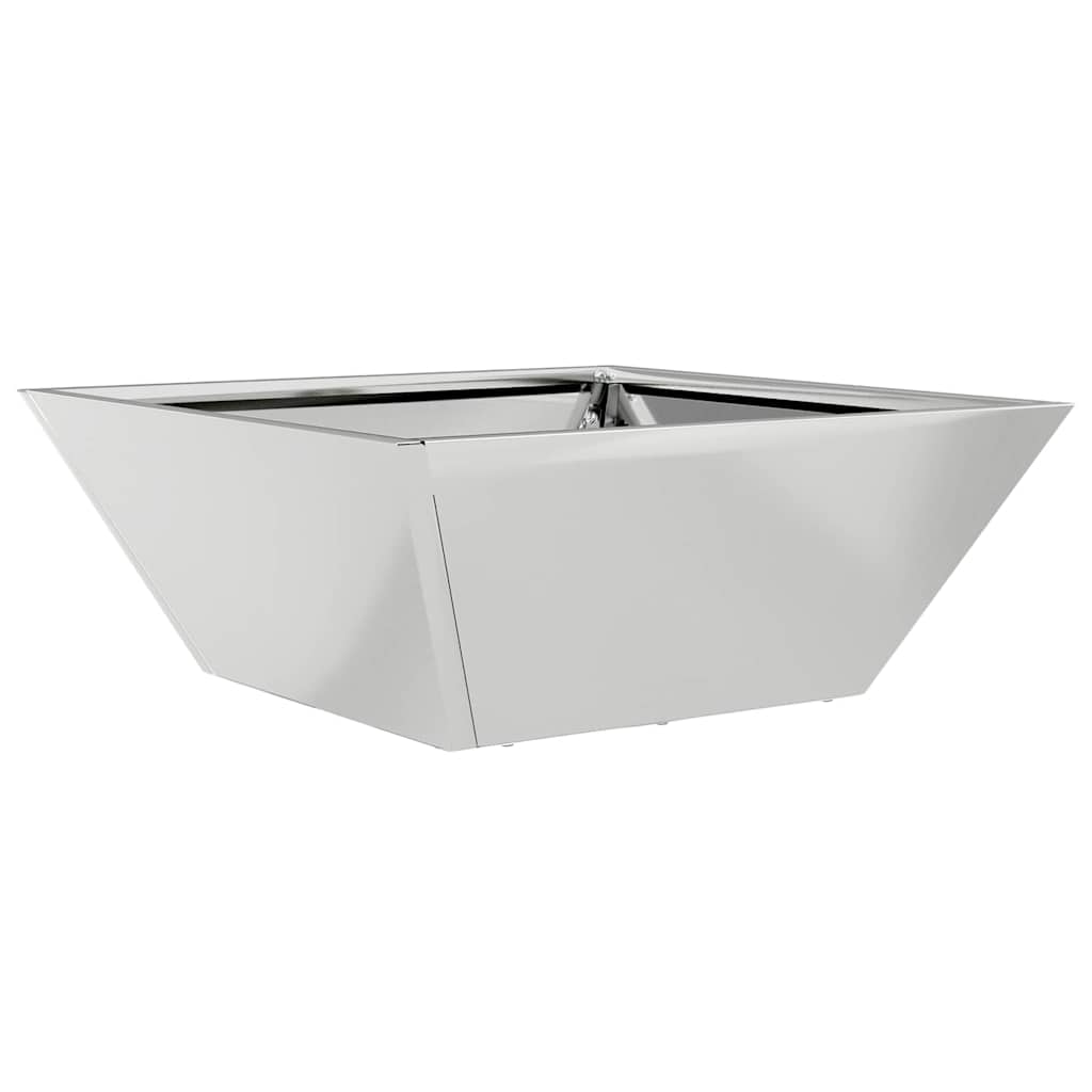 Garden Bowl Planter 5 pcs Silver 40 x 40 x 15 cm
