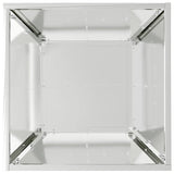 Garden Bowl Planter 5 pcs Silver 40 x 40 x 15 cm