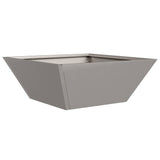 Garden Bowl Planter Rusty 40 x 40 x 15 cm Weathering steel
