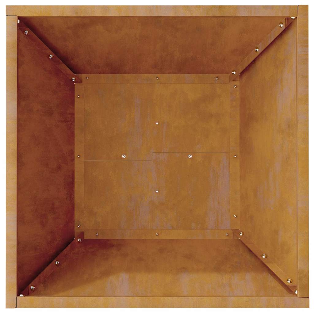 Garden Bowl Planter 5 pcs Rusty 40 x 40 x 15 cm