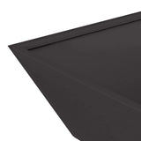 Garden Bowl Planter 5 pcs Black 50 x 50 x 15 cm Steel