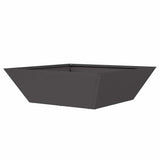 Garden Bowl Planter 5 pcs Black 50 x 50 x 15 cm Steel