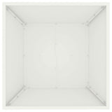 Garden Bowl Planter White 50 x 50 x 15 cm Steel