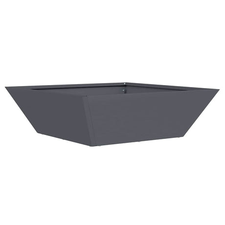 Garden Bowl Planter Anthracite 50 x 50 x 15 cm Steel