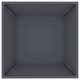 Garden Bowl Planter Anthracite 50 x 50 x 15 cm Steel