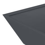 Garden Bowl Planter 5 pcs Anthracite 50 x 50 x 15 cm Steel