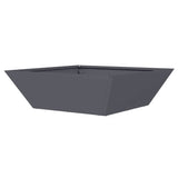 Garden Bowl Planter 5 pcs Anthracite 50 x 50 x 15 cm Steel