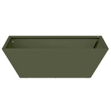 Garden Bowl Planter 5 pcs Olive green 50 x 50 x 15 cm Steel