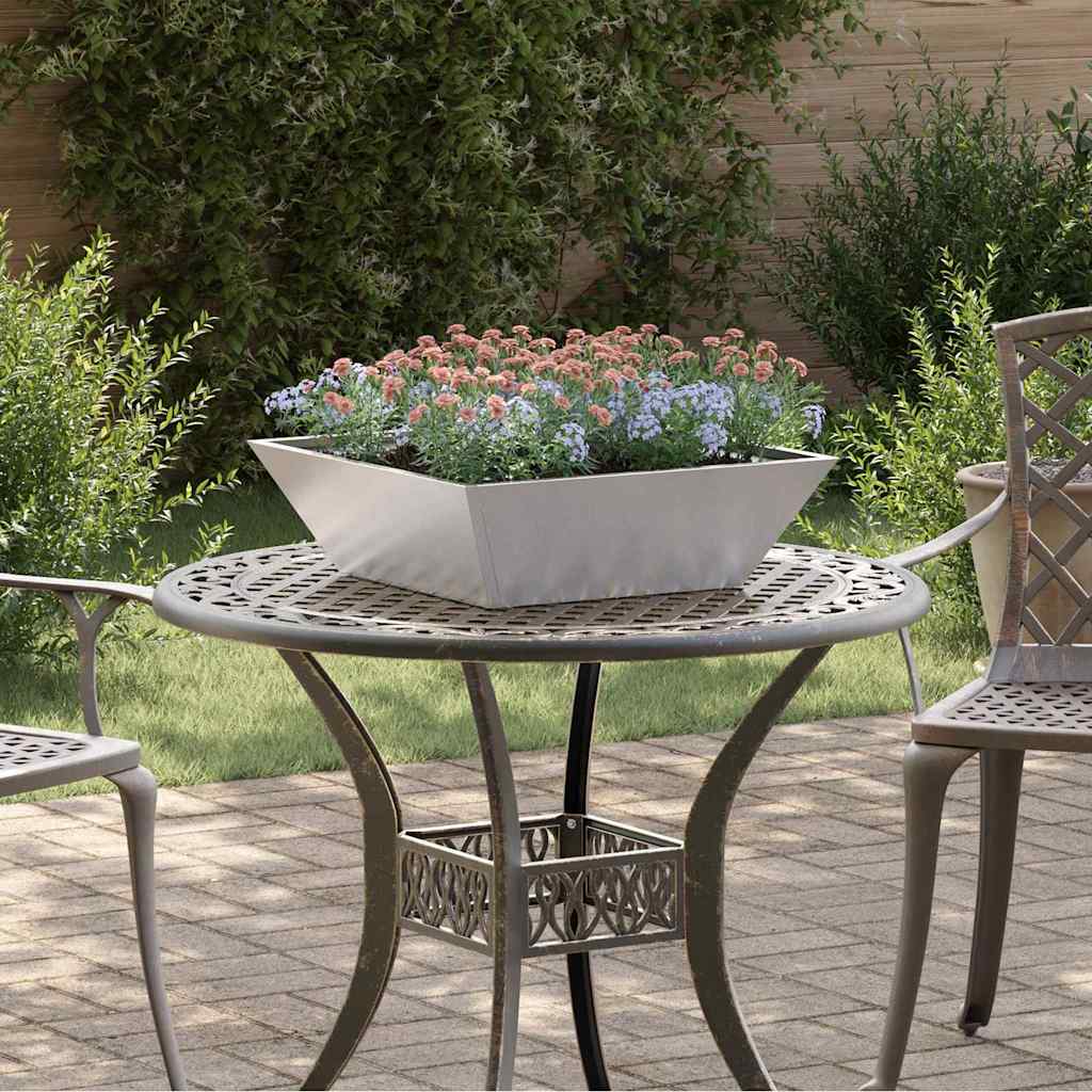 Garden Bowl Planter Silver 50 x 50 x 15 cm Stainless steel