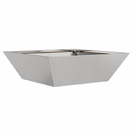 Garden Bowl Planter Silver 50 x 50 x 15 cm Stainless steel