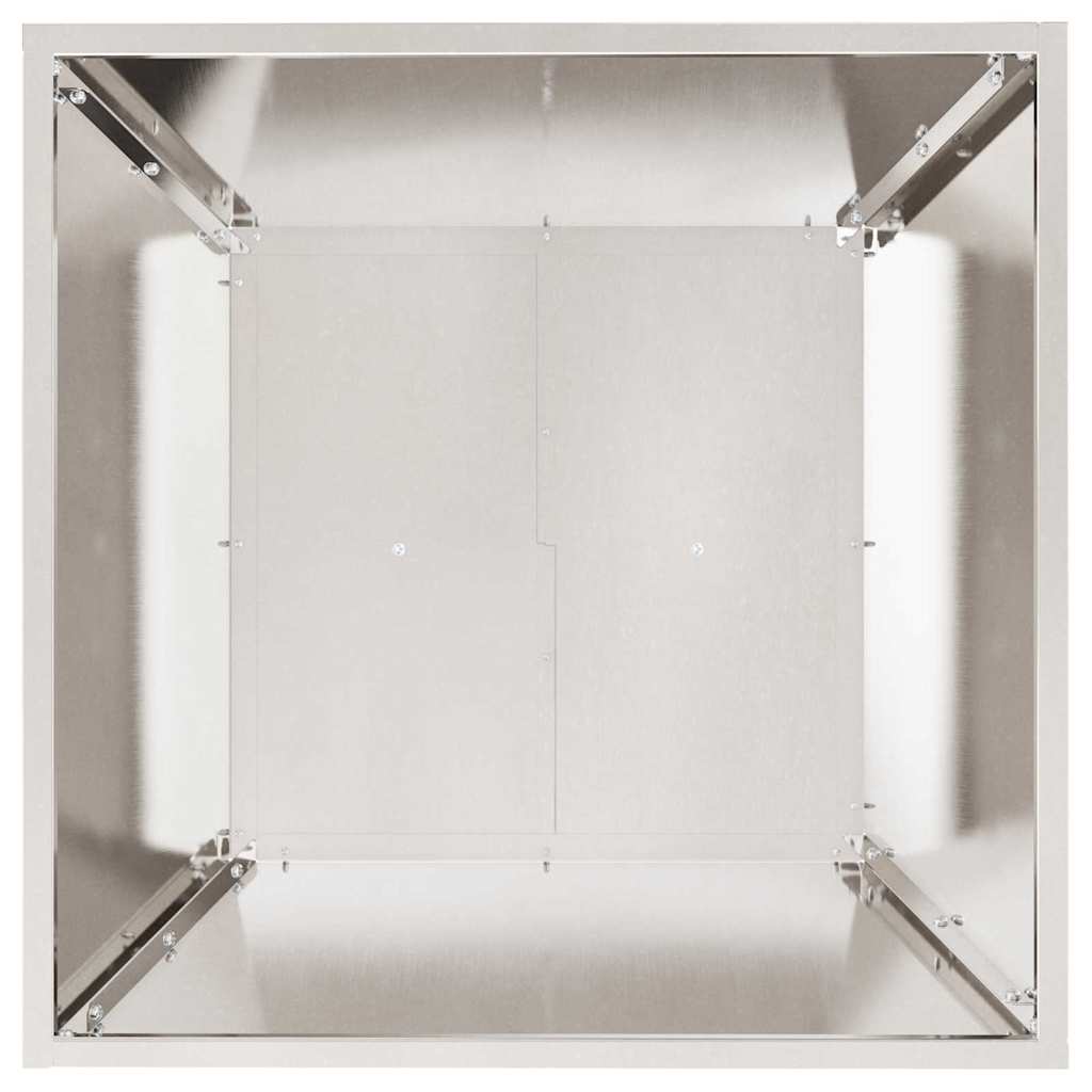 Garden Bowl Planter Silver 50 x 50 x 15 cm Stainless steel