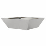 Garden Bowl Planter 5 pcs Silver 50 x 50 x 15 cm