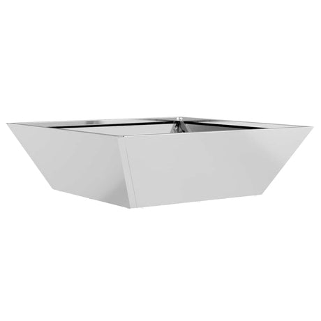 Garden Bowl Planter Silver 50 x 50 x 15 cm Galvanised steel
