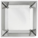 Garden Bowl Planter 5 pcs Silver 50 x 50 x 15 cm