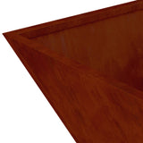 Garden Planter Rusty 50 x 50 x 15 cm Weathering Steel