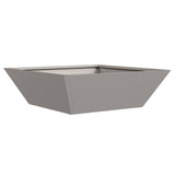 Garden Bowl Planter Rusty 50 x 50 x 15 cm Weathering steel