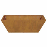 Garden Bowl Planter 5 pcs Rusty 50 x 50 x 15 cm