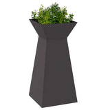 Pillar Planter Black 35 x 35 x 73 cm Steel