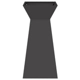 Pillar Planter 2 pcs Black 35 x 35 x 73 cm Steel