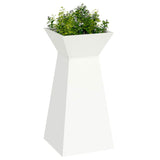 Pillar Planter White 35 x 35 x 73 cm Steel