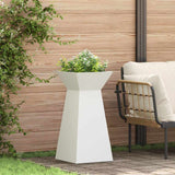 Pillar Planter 2 pcs White 35 x 35 x 73 cm Steel