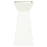 Pillar Planter 2 pcs White 35 x 35 x 73 cm Steel