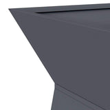 Pillar Planter 2 pcs Anthracite 35 x 35 x 73 cm Steel