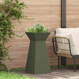 Pillar Planter Olive 35 x 35 x 73 cm Steel