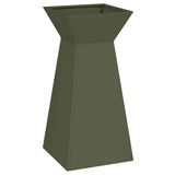 Pillar Planter Olive 35 x 35 x 73 cm Steel