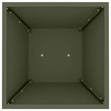 Pillar Planter Olive 35 x 35 x 73 cm Steel