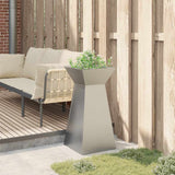 Pillar Planter Silver 35 x 35 x 73 cm Steel