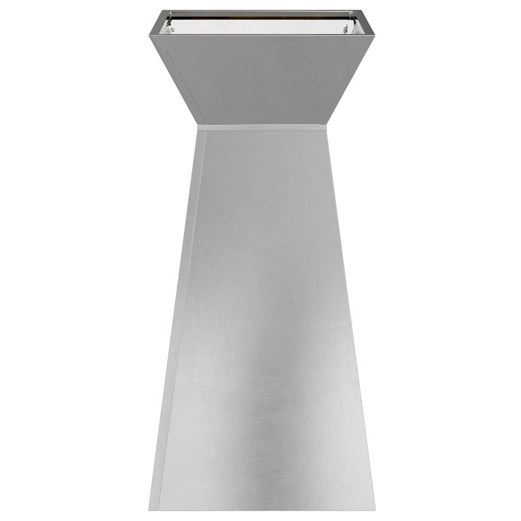 Pillar Planter Silver 35 x 35 x 73 cm Steel