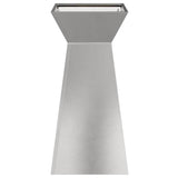 Pillar Planter Silver 35 x 35 x 73 cm Steel