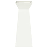 Pillar Planter 2 pcs White 40 x 40 x 100 cm Steel