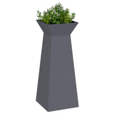 Pillar Planter Anthracite 40 x 40 x 100 cm Steel