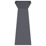 Pillar Planter 2 pcs Anthracite 40 x 40 x 100 cm Steel