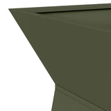 Pillar Planter Olive 40 x 40 x 100 cm Steel