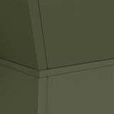 Pillar Planter Olive 40 x 40 x 100 cm Steel