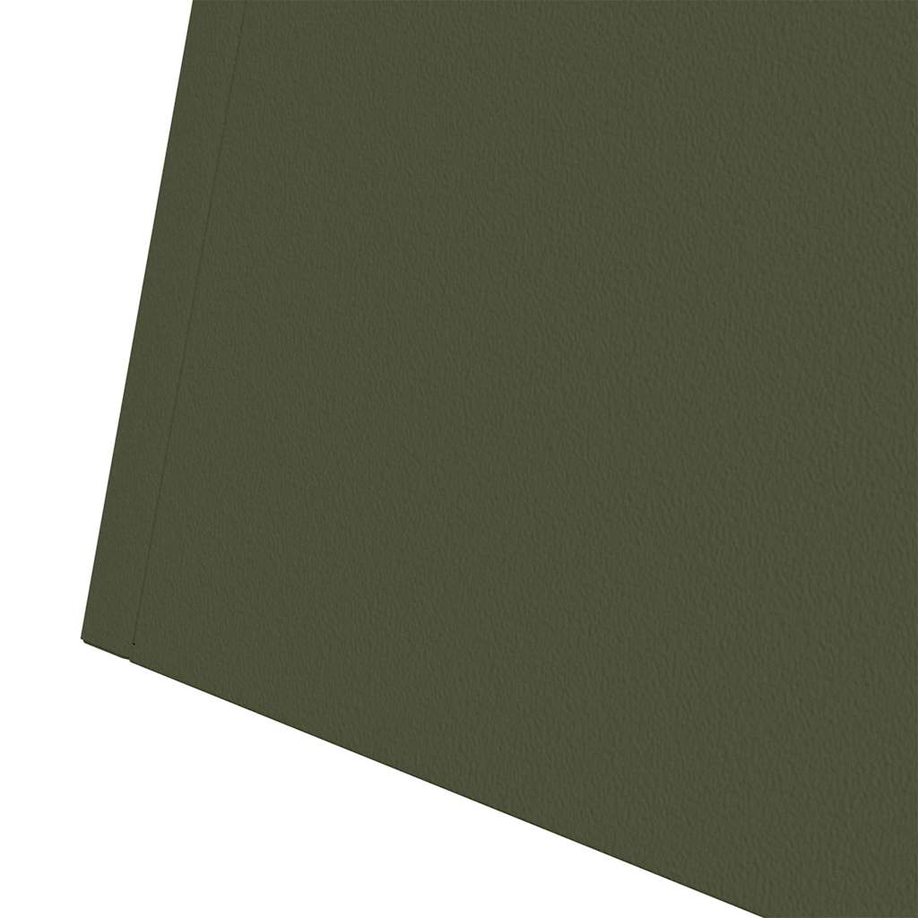 Pillar Planter Olive 40 x 40 x 100 cm Steel