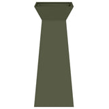 Pillar Planter 2 pcs Olive 40 x 40 x 100 cm Steel