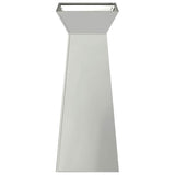 Pillar Planter 2 pcs Silver 40 x 40 x 100 cm Steel