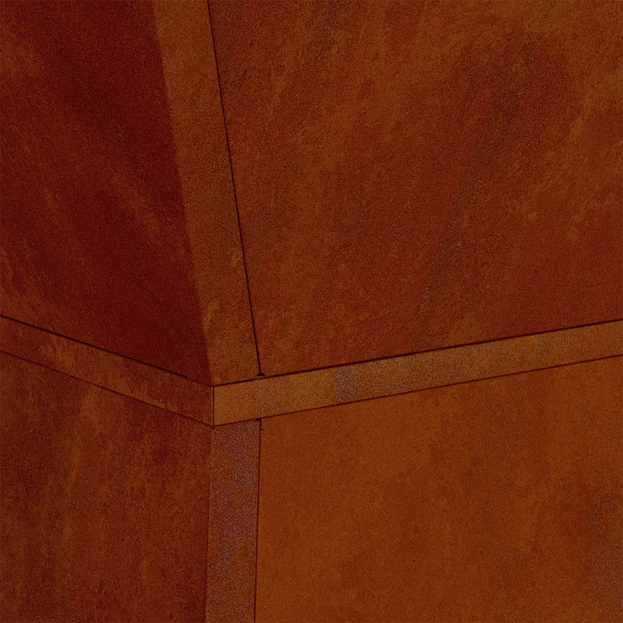 Pillar Planter 2 pcs Silver 40 x 40 x 100 cm Weathering Steel