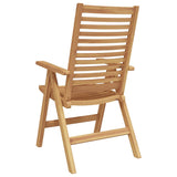 Garden Chair 4 pcs Brown 52 x 64.5 x 108 cm Solid teak wood