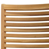 Garden Chair 8 pcs Brown 52 x 64.5 x 108 cm Solid teak wood