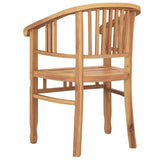Garden Chairs 2 pcs Brown 63 x 58 x 89 cm Solid teak wood