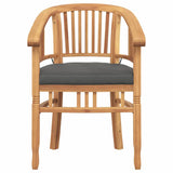 Garden Chairs 2 pcs Brown 63 x 58 x 89 cm Solid teak wood