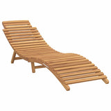 Sun Lounger Dark grey 188 x 55 x 59 cm Solid teak wood