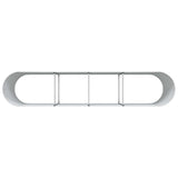 Garden Raised Bed Brown 400 x 80 x 81 cm Steel